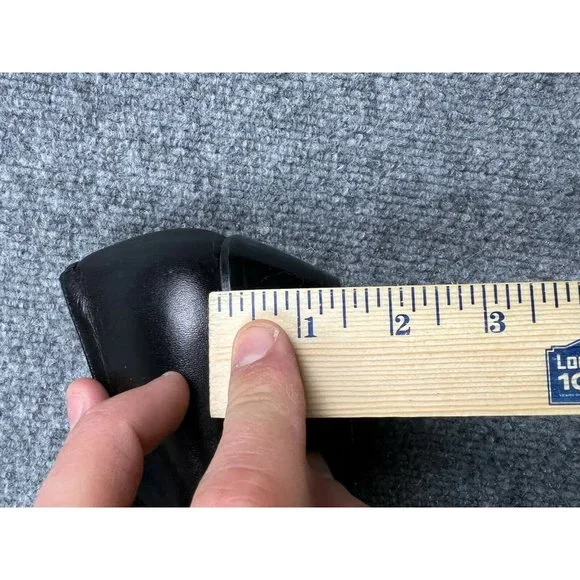 Guess by Georges Marciano Shoe Women's 6.5 Black Leather Heel Boot Italian Made - Picture 6 of 8